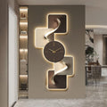 Arredo per soggiorno regolabile con illuminazione LED oro
