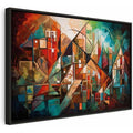 Arredo per soggiorno murando Quadro Moderno Soggiorno Rilievo Acrilico, Stile, nero