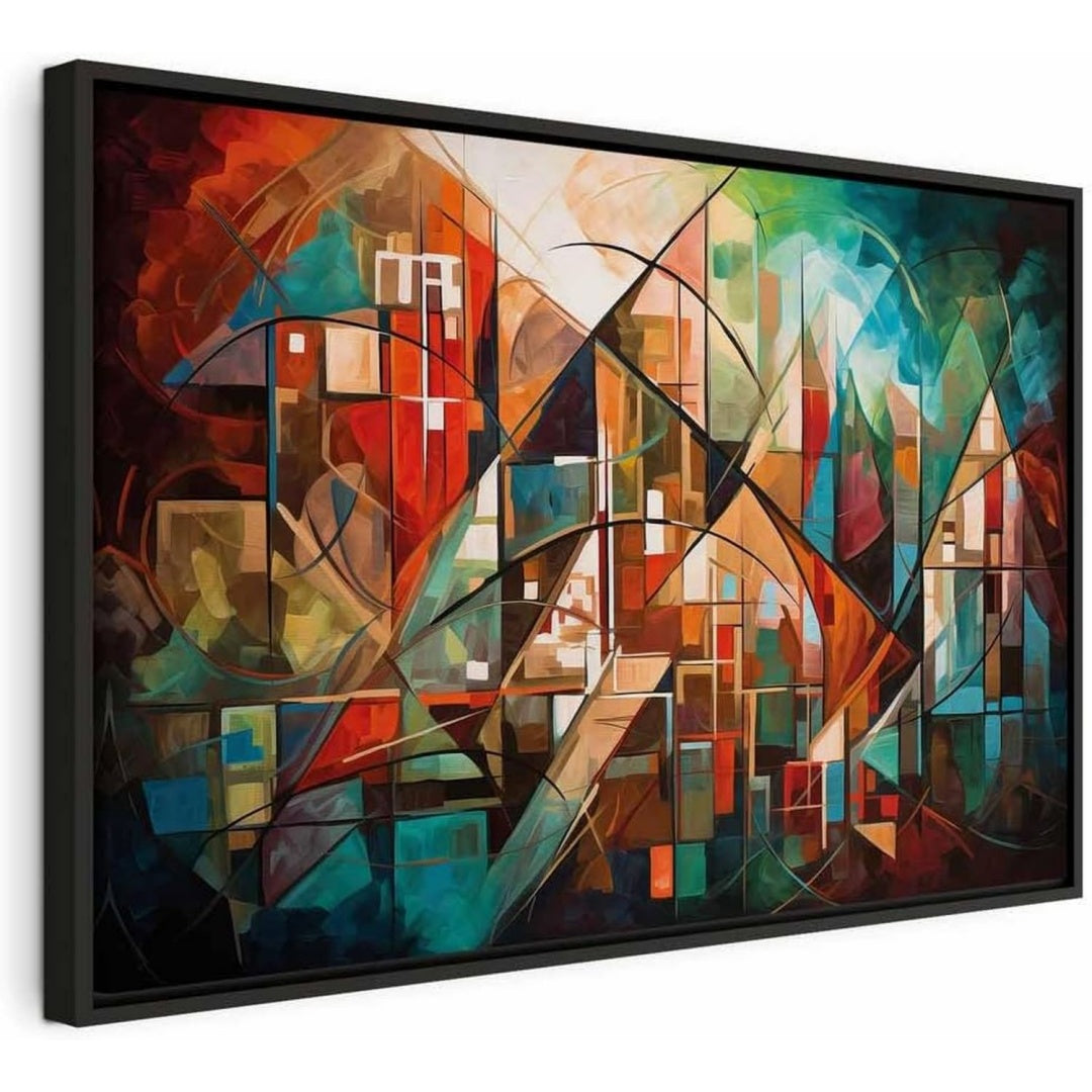 Arredo per soggiorno murando Quadro Moderno Soggiorno Rilievo Acrilico, Stile, nero