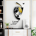 Mobile funzionale Orologio Parete Orologio Parete L'Arredamento oro