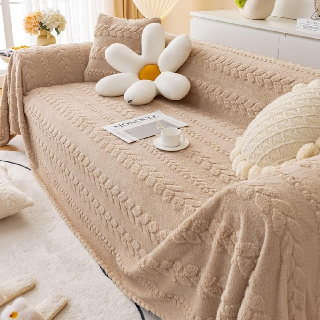 Seduta imbottita KnSam Home Coperta tinta unita nero