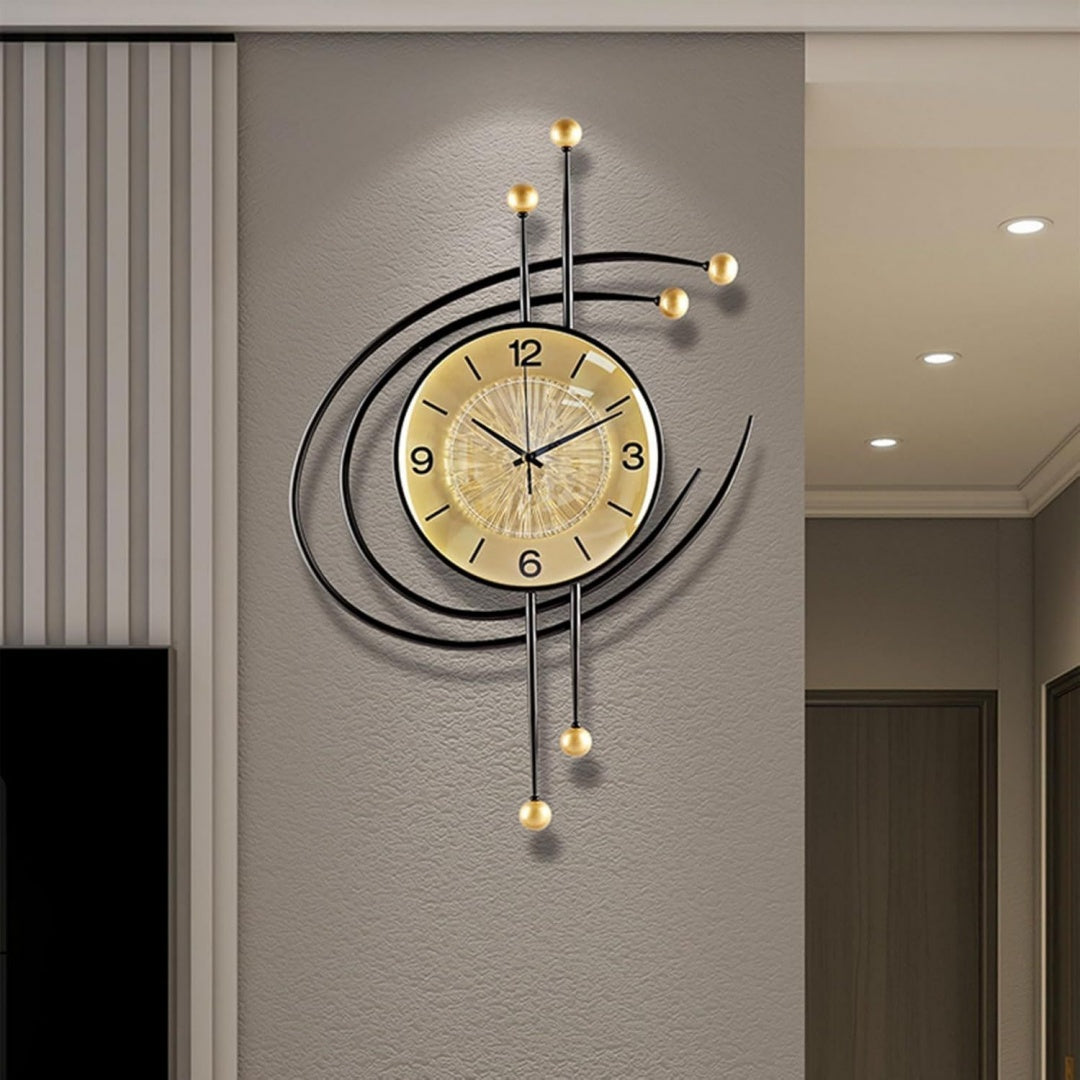 struttura in metallo orologi da parete con vetro