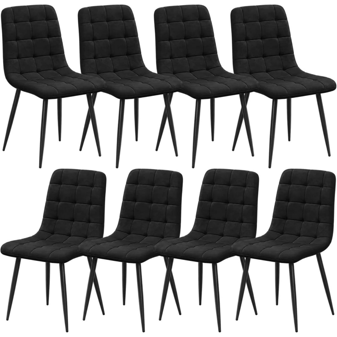 Arredo per soggiorno struttura in acciaio rivestimento in velluto nero