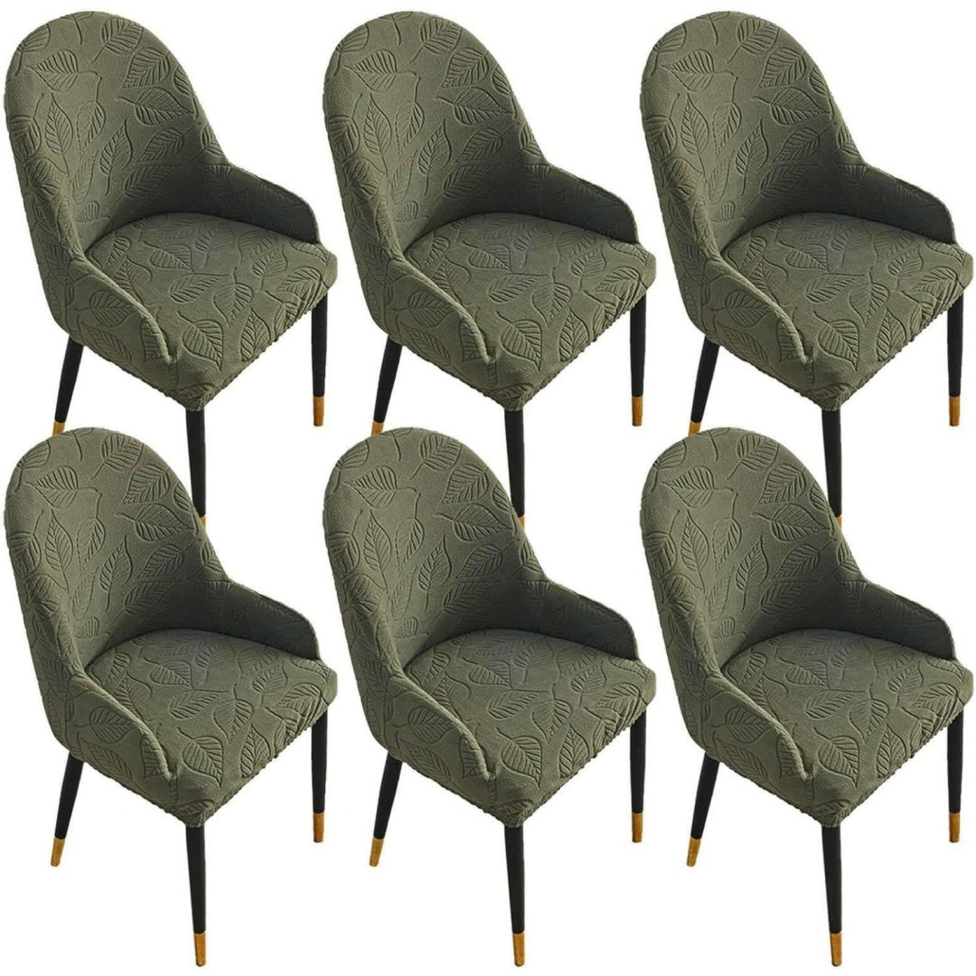 Poltrona da soggiorno YOPOIY Jacquard Fodera Poltroncina Sala verde