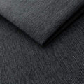 Pouf da soggiorno nero rivestimento in tessuto