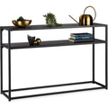 Mobiletti in MDF struttura in metallo nero